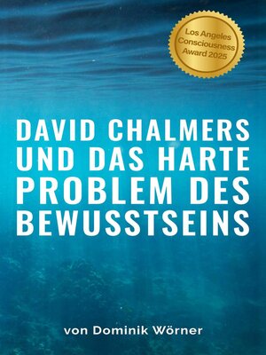 cover image of David Chalmers und das  harte Problem  des Bewusstseins
